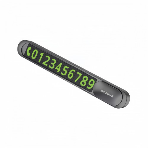 Парковочная карта Proove Parking Number Plate Metal Lock (dark gray)